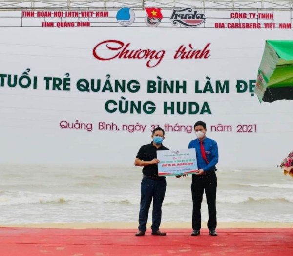 TUỔI TRẺ QUẢNG BÌNH LÀM ĐẸP BIỂN CÙNG HUDA  NĂM 2021